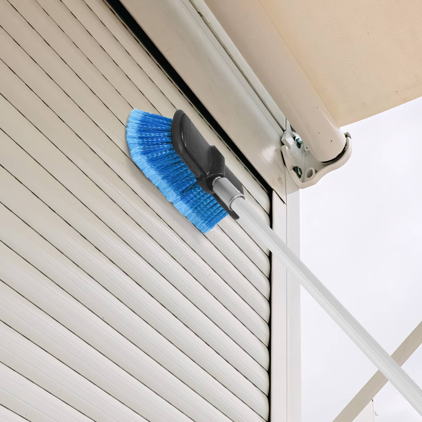 30 FT Exterior House Cleaning Brush Set with 6-24 Foot Telescoping Extension Pole