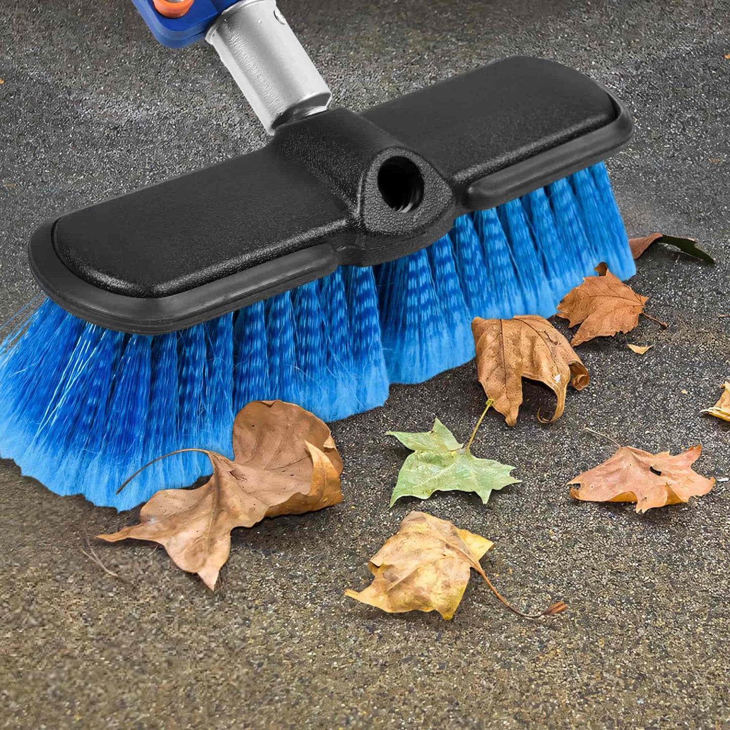 36 FT Exterior House Cleaning Brush Set with 7-30 Foot Telescoping Extension Pole