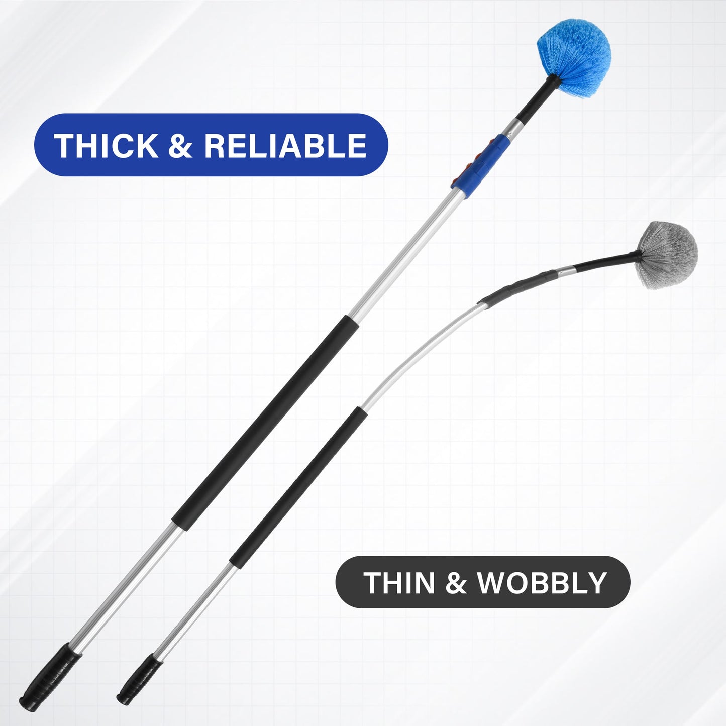 7-30FT Extension Pole, Aluminum Telescoping Pole, U.S. Standard Thread