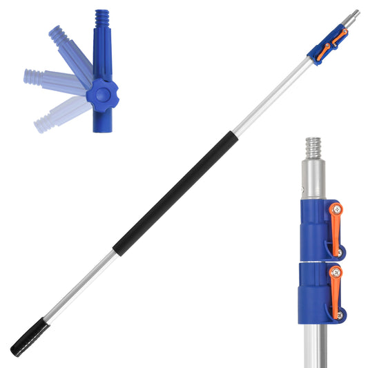 3-8FT Extension Pole, Aluminum Telescoping Pole, U.S. Standard Thread
