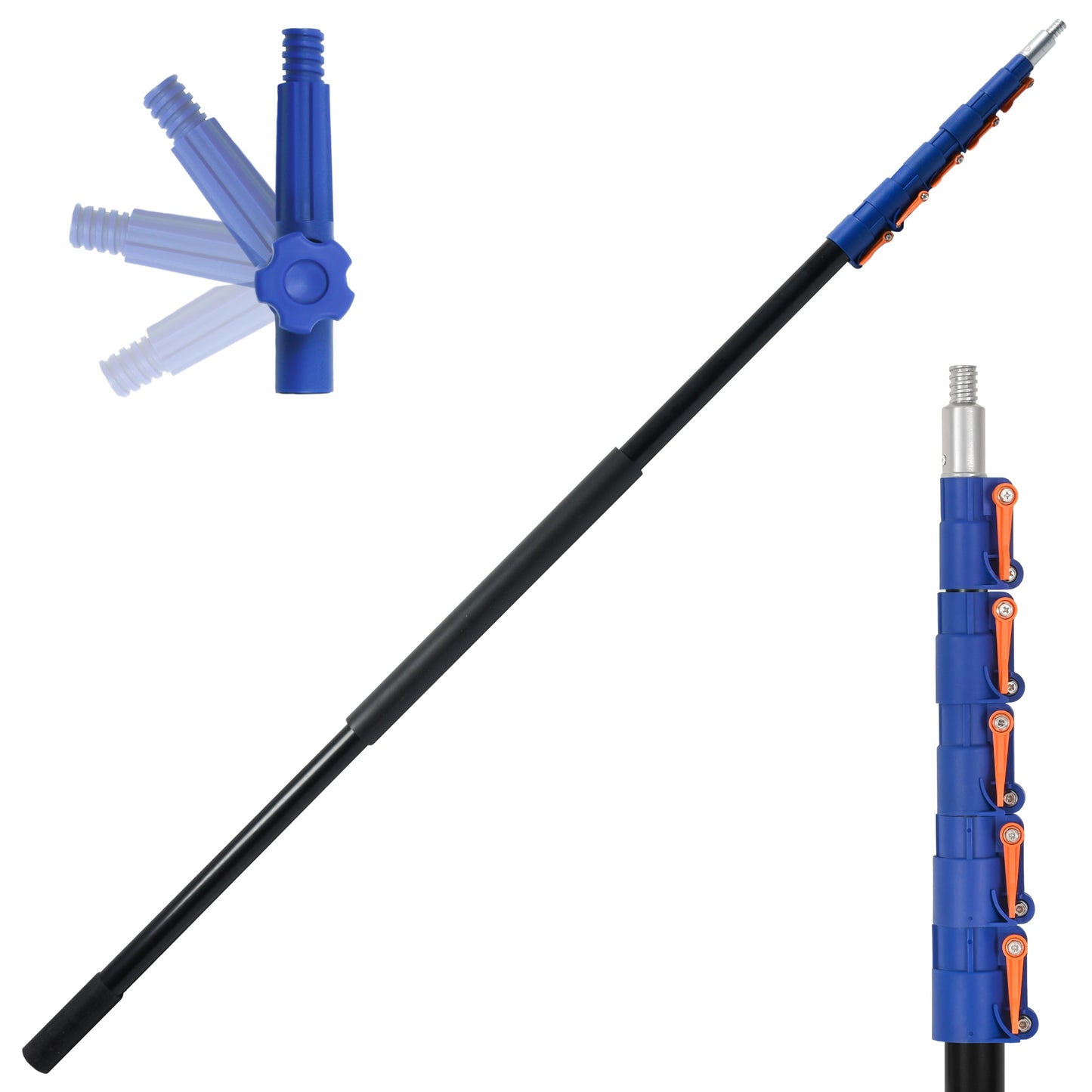 7-30FT Long Telescoping Extension Pole